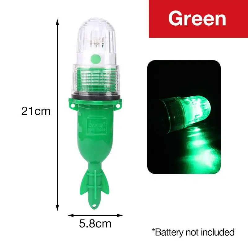 Enhanced Underwater LED Fishing Signal Light: Waterproof Torpedo Blinker