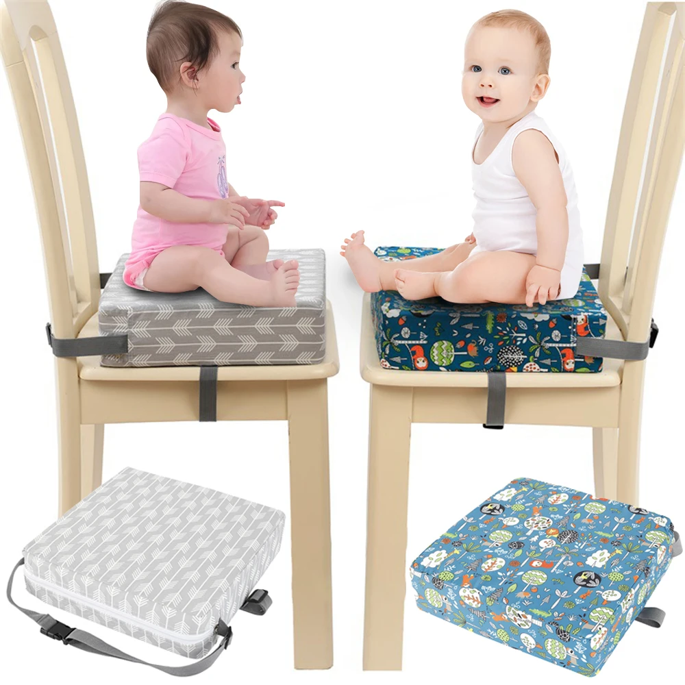Dining Chair Heightening Cushion Portable Adjustable Highchair