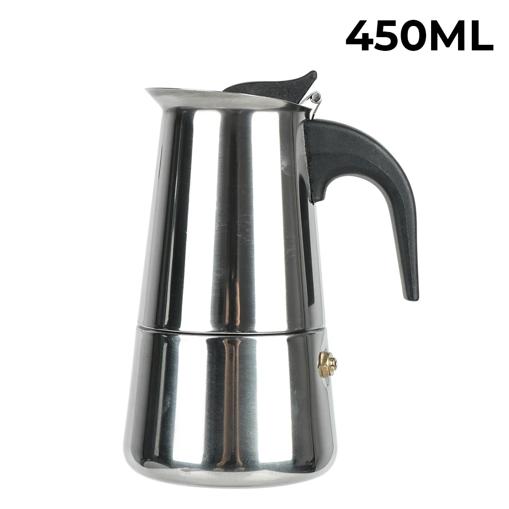 Stainless Steel Moka Coffee Maker Espresso Latte S...