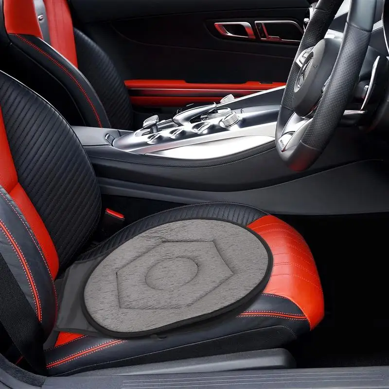 Swivel Car Seat Cushion Rotating Pad Revolving Portable Chairs Automotive Cushions Universal Cushion Memory Foam Mat Pad 4
