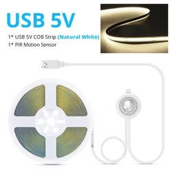 Versatile Motion - Activated LED Strip Light with Infrared Sensor - 4m (Natural White)