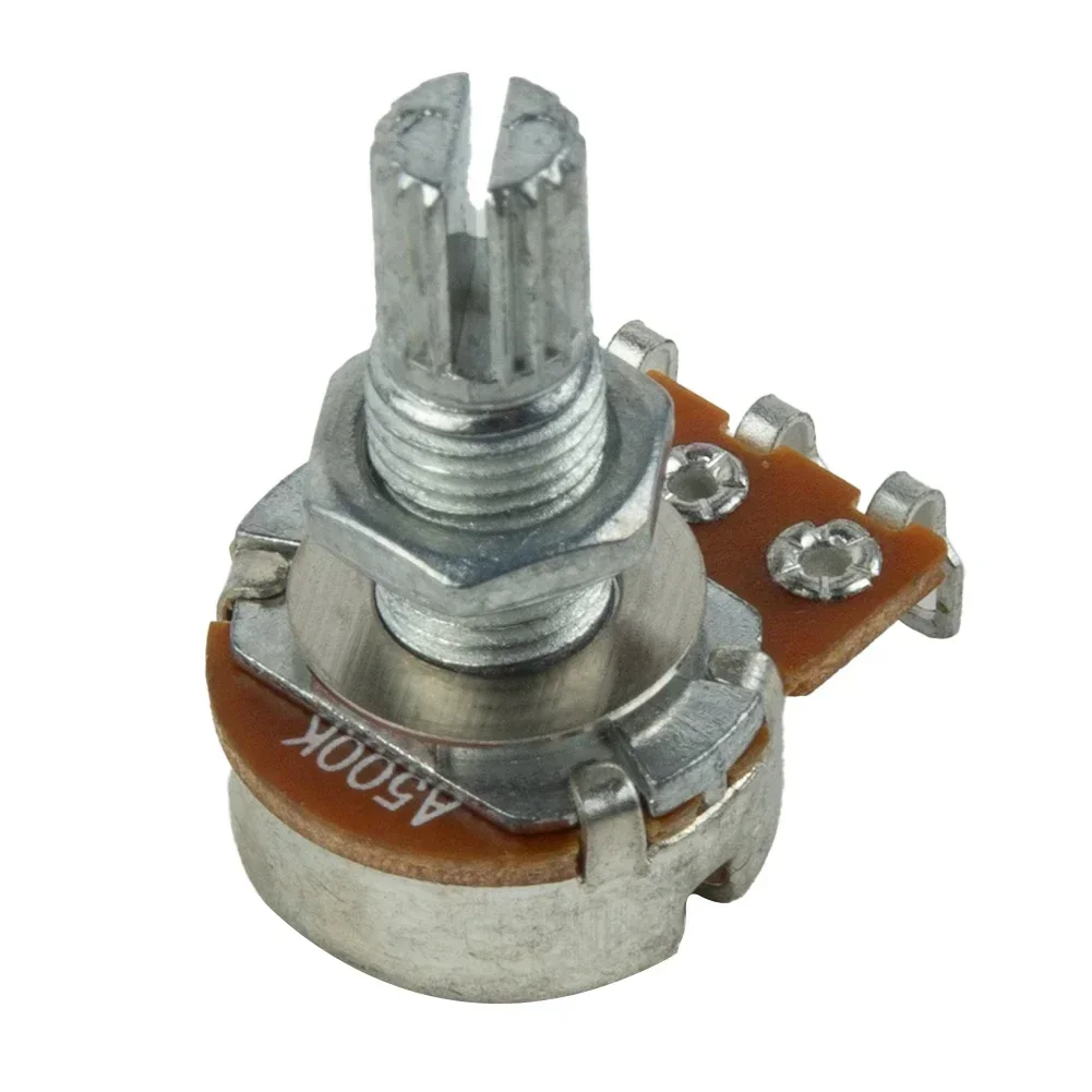 Pxyelec 5pcs Full Size B250k Lungo Split Albero 18mm Chitarra Elettrica Basso Volume Tono Pentole Potenziometro