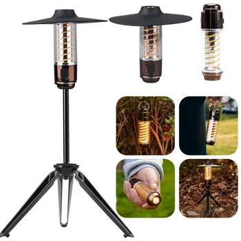 LED 조명 랜턴, 조도 조절 방수 캠핑 텐트 조명, USB 충전, 야외 장비용 다기능 에너지 효율