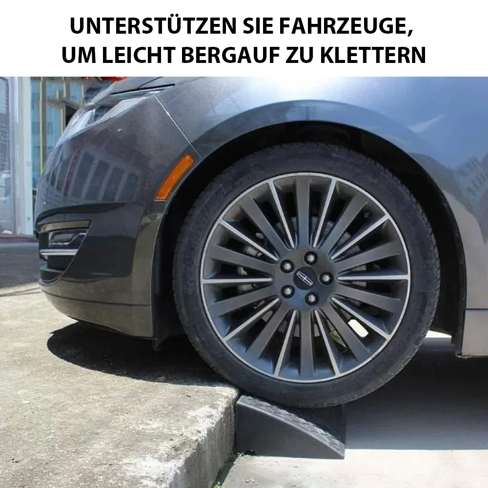 2pcs Portable Ramps with Non-Slip Surface Car Sidewalk Ramp Non-Slip Threshold Ramp for Driveway Porch for Cars Motorcycle: 3 - 5 Days Free Delivery Only UKs