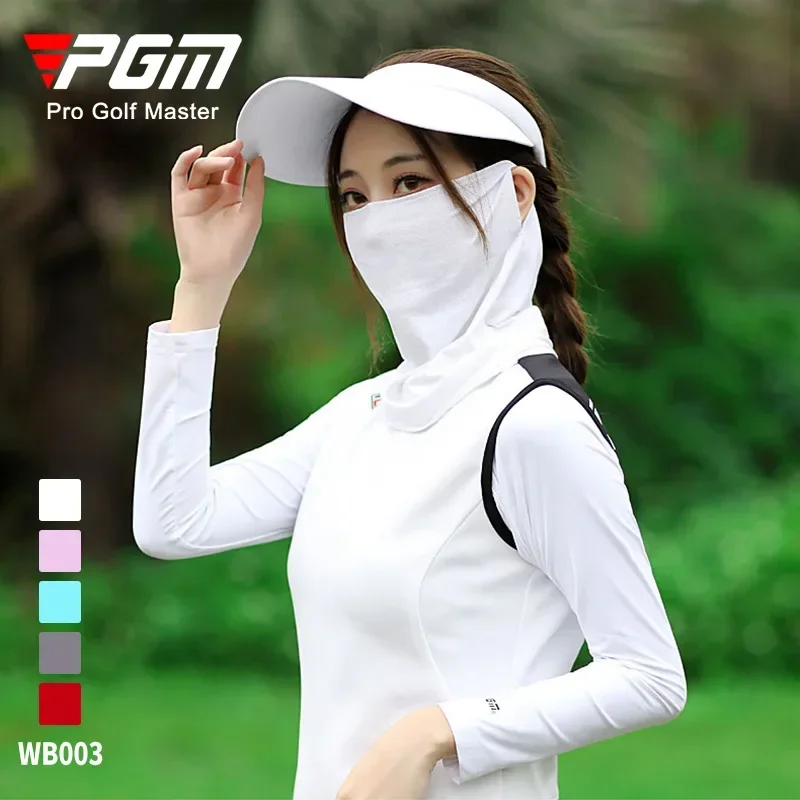 PGM Outdoor Sunscreen Golf Sun Proof Ice Silk Bib Men Women Collar Fishing Riding Uv Protect Neckline Mask Summer WB003