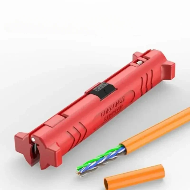

Multi function Electric Wire Stripper Pen Wire Cable Pen Cutter Rotary Coaxial Stripping Machine Pliers Tool