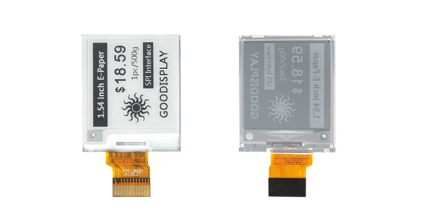 Quadrado 1.54 polegadas 200x200 display e-paper gdey0154d67