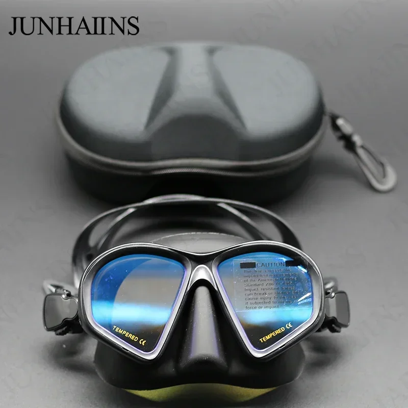 Snorkeling Diving Mask Set Foldable snorkel J-type with Camera Mount
