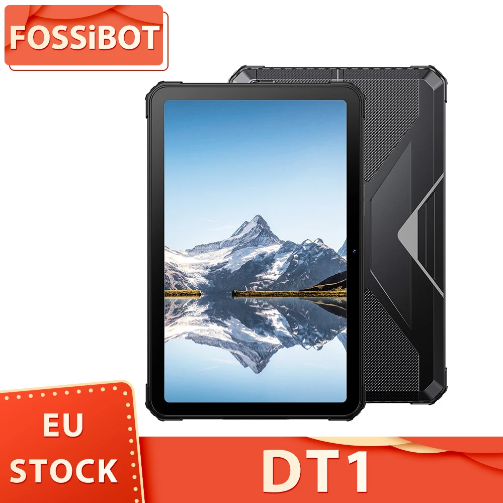 Fossibot Dt1 Tablet Robusto, Android 13, 10.4 Pollici 2000X1200 2K Fhd +, Mt8788 Octa-Core 2.0Ghz, 8Gb Di Ram(8Gb Di Espansione) + 256Gb Di Rom