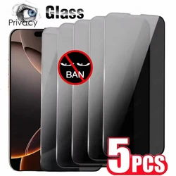 Ultimate Full Cover Privacy Screen Protector - 5 Pack, 8K Anti - Spy Glass - Privacy Glass (For iPhone XS)