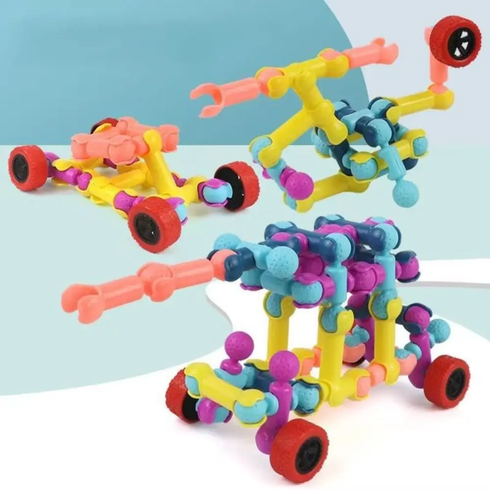 101pcs Bricks Splicing Model Blocks Toys. Movable Articulated Construction Puzzle Toy Handmade Collection