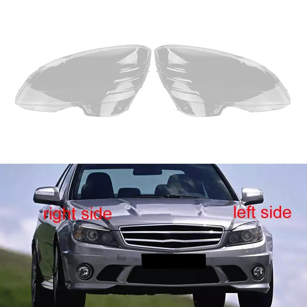 

Чехол для правой фары Benz W204 C180 C200 2008-2010, прозрачная крышка для объектива