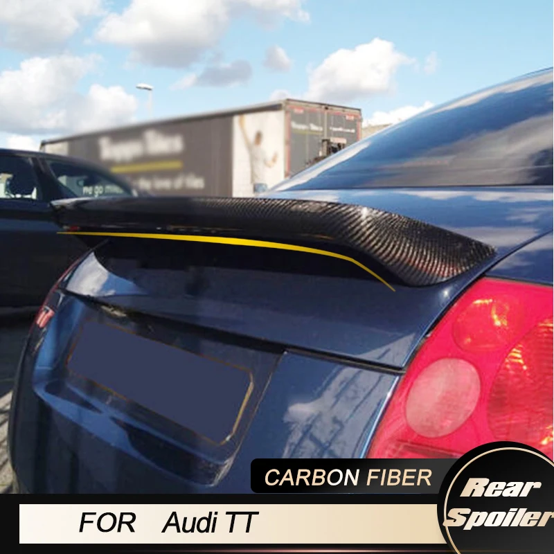 Spoiler Posteriore Tronco Spoiler Boot Wing Per Audi Tt 1998 - 2006 Mk1 Tipo 8N Posteriore Tronco Spoiler Ala Labbro In Fibra Di Carbonio