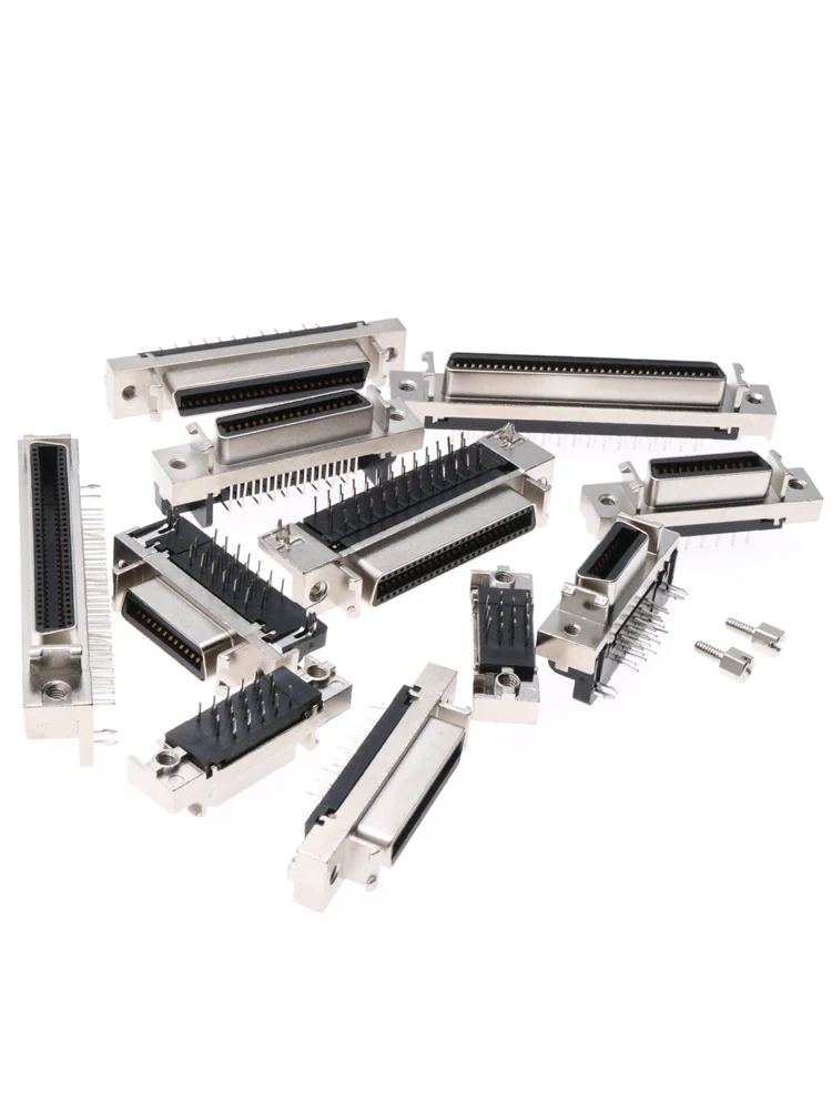 SCSI 서보 커넥터, 암수 스트레이트 레그 벤트 레그, DB 타입, CN 타입, 홀 타입, 슬롯 타입, 14P, 20 P, 26 P, 36 P, 50 P, 68 P, 100P, 1 개