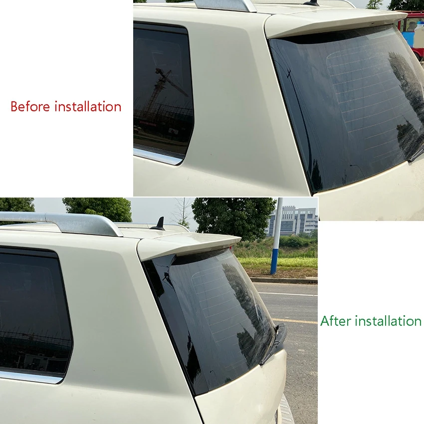 【Fast and Free Delivery】 Rear Window Side Spoiler Wing for Mercedes Benz GLK-Class X204 GLK200 260 300 2009-2015JAS