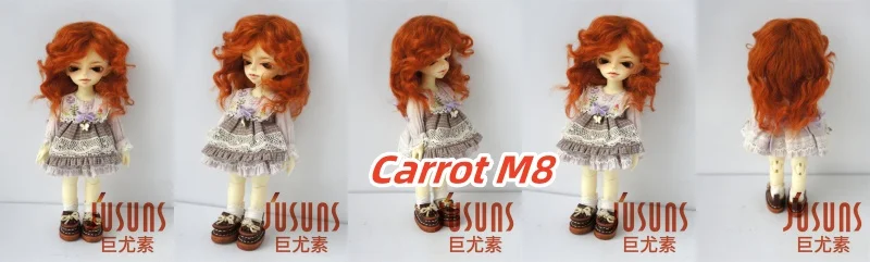 Messy Baby Curly  Soft Wave Mohair BJD Wigs  JD738  1/12 1/8 1/6 1/4 1/3 OB11 YOSD MSD SD DOD Nature Curly Doll Hair