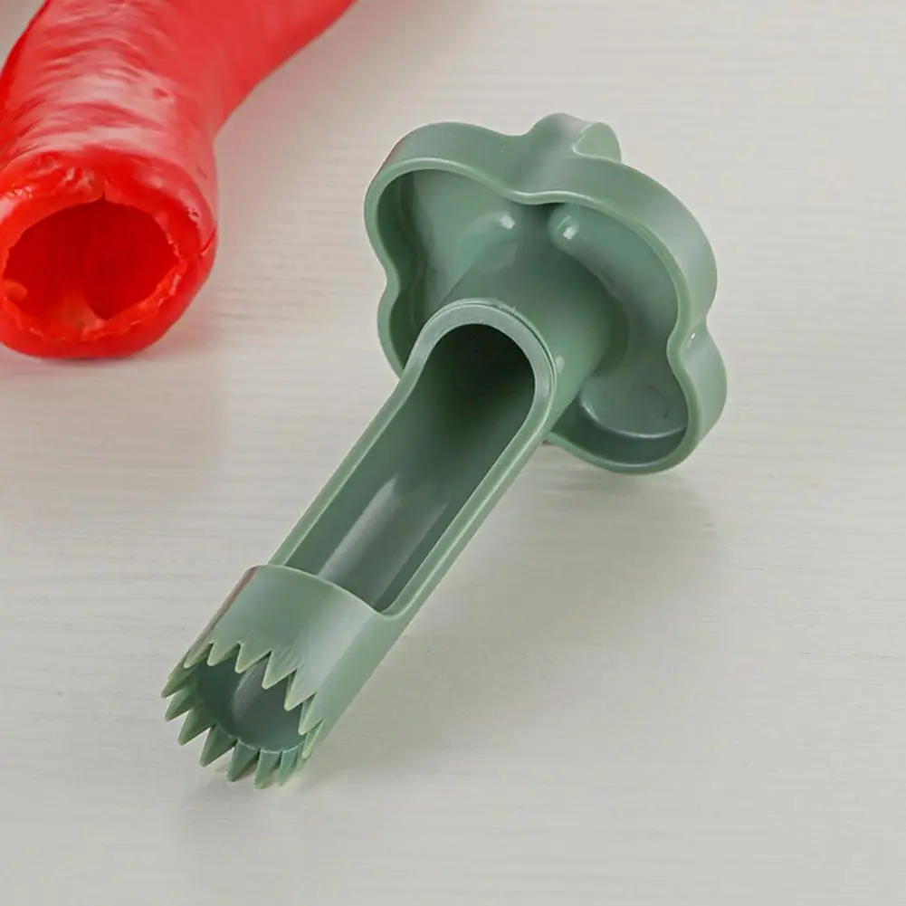 

Durable Easy to Clean: Ergonomic Chili Jalapeno Core Remover Kitchen Tools Pepper Core Remover Pepper Core Remover