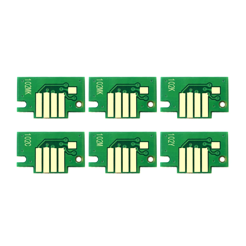 Chips Permanentes para Impressora Canon Pfi102 Ipf500 Ipf510 Ipf600 Ipf605 Ipf610 Ipf700 Ipf710 Ipf720 Pfi102