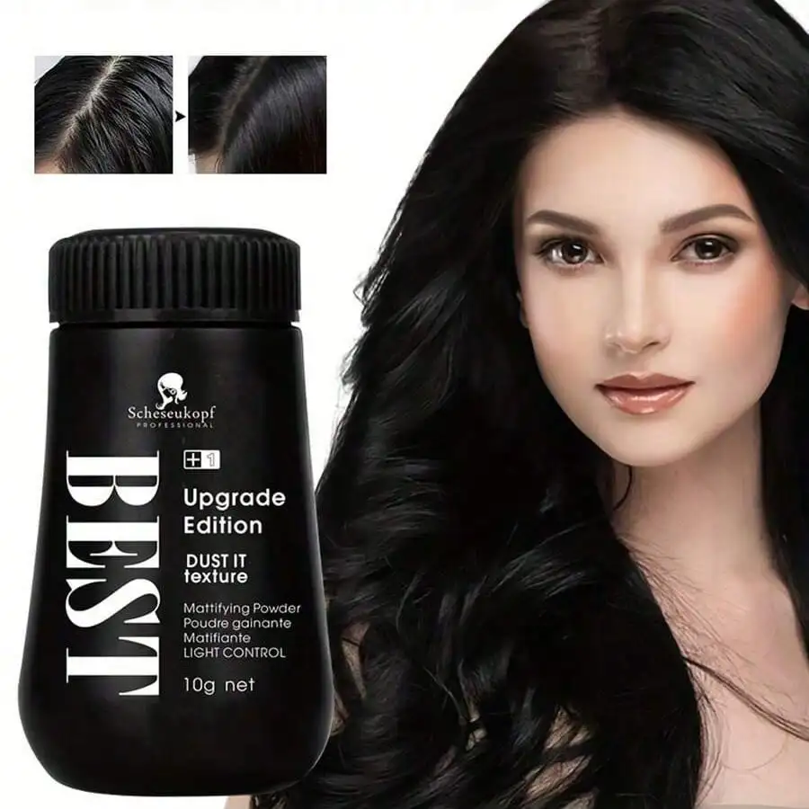 Oil Control Hair Styling Fluffy Powder for All Hair Types Refreshing Non Greasy Wash Free Volumizing Powder for Natural Volume