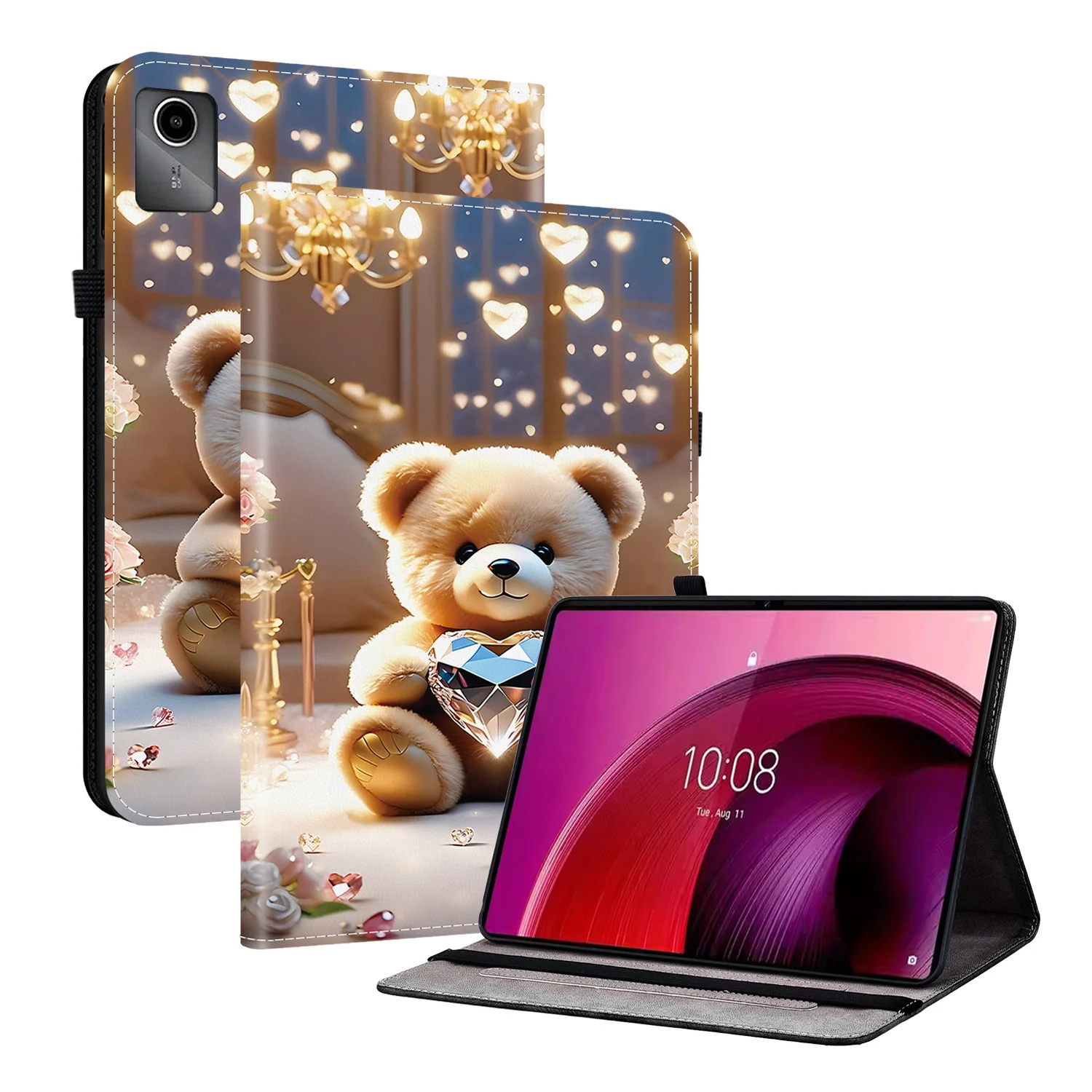 Premium Leather Tablet Cover - Universal Fit