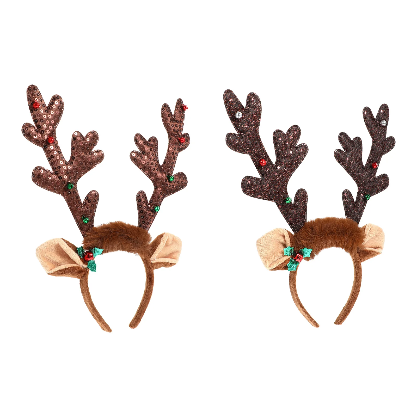 

Antler Headband Sequined Headwear Hair Hoops Kids Decor Party Headdress Plastic Antlers Costume Accessories Miss