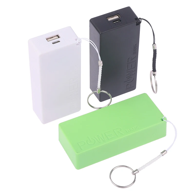 휴대용 USB 보조배터리 키트 보관 DIY 박스, 휴대폰 MP3 전자 충전용, 18650 보조배터리 배터리 충전기 케이스, 5V 1A, 1PC