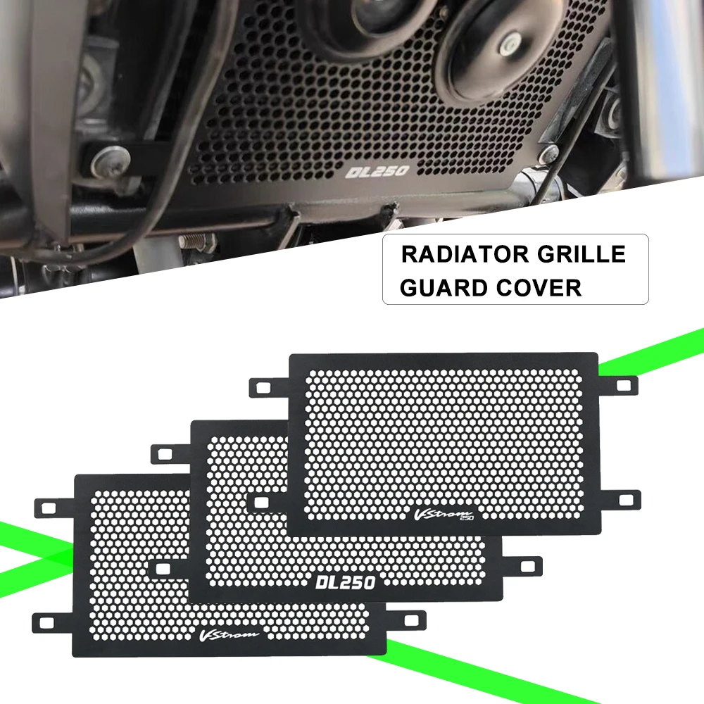 

For suzuki DL250 DL 250 Motorcycle Accessories Radiator Guard Grille Cover Protection V-strom 250 2017 2018 2019 2020 2021 2022