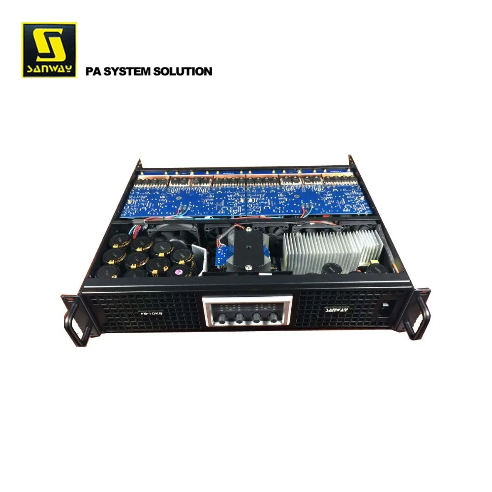

10000W 4 channel professional class TD power amplifier design