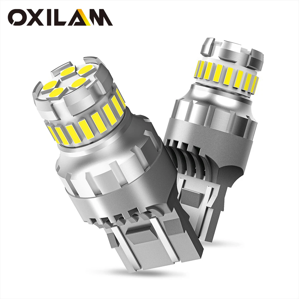 OXILAM 2 шт. Canbus 7443 фотолампа 7440 T20 W21/5W задний свет 6500K белый для VW Golf 7 Polo BMW F20 Ford Rav4