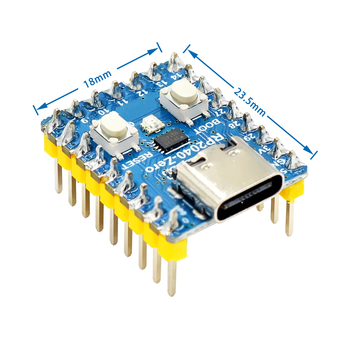 soldered header