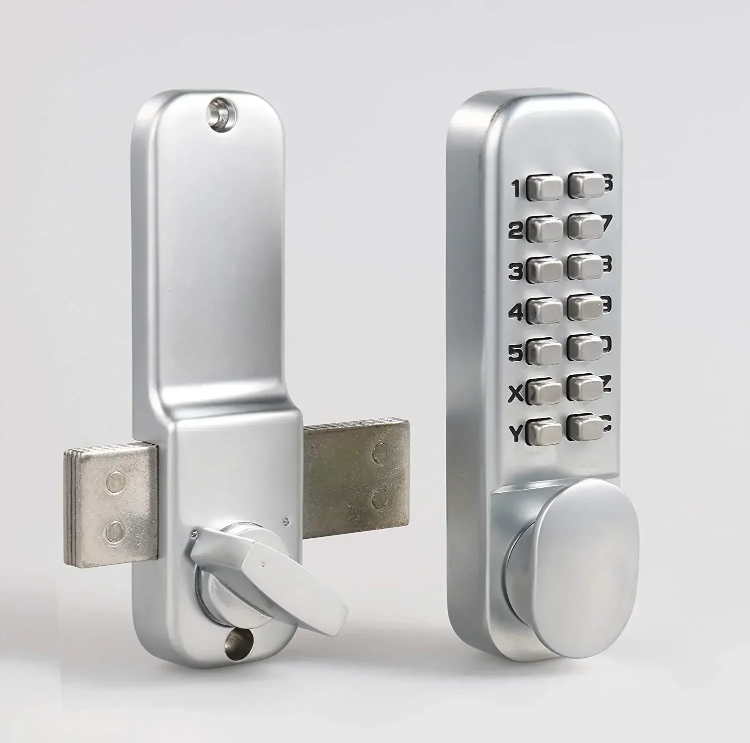 Waterproof Exterior Lock Gate opener Digital Door lock code/password Mechanical Deabolt Keyless Outdoor Garden/Home Wooden Door