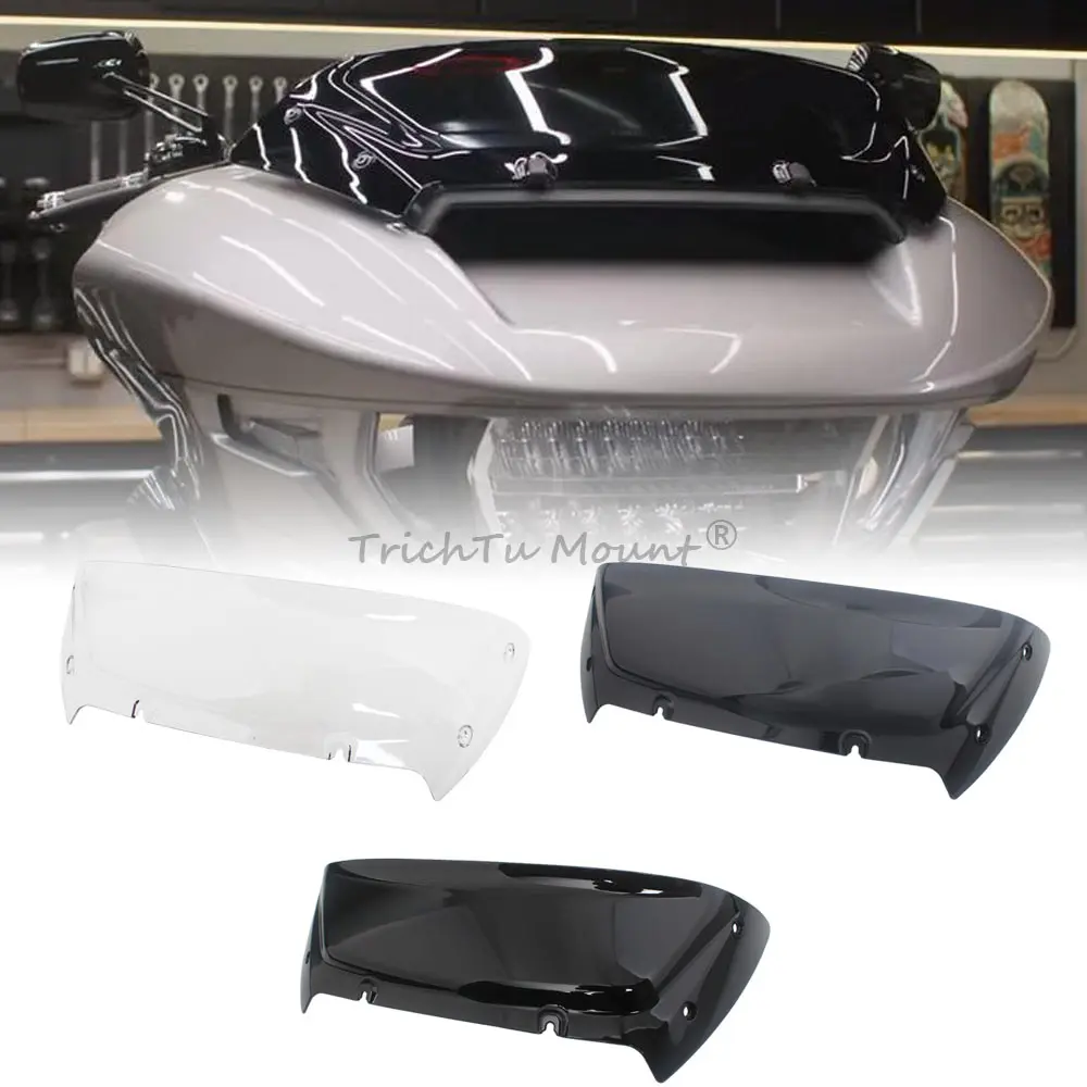 

Motorcycle 6 inch Front Windshield Fairing Wind Deflector Windscreen For Harley Touring Road Glide CVO FLTRX FLTRXSE 2023-2024