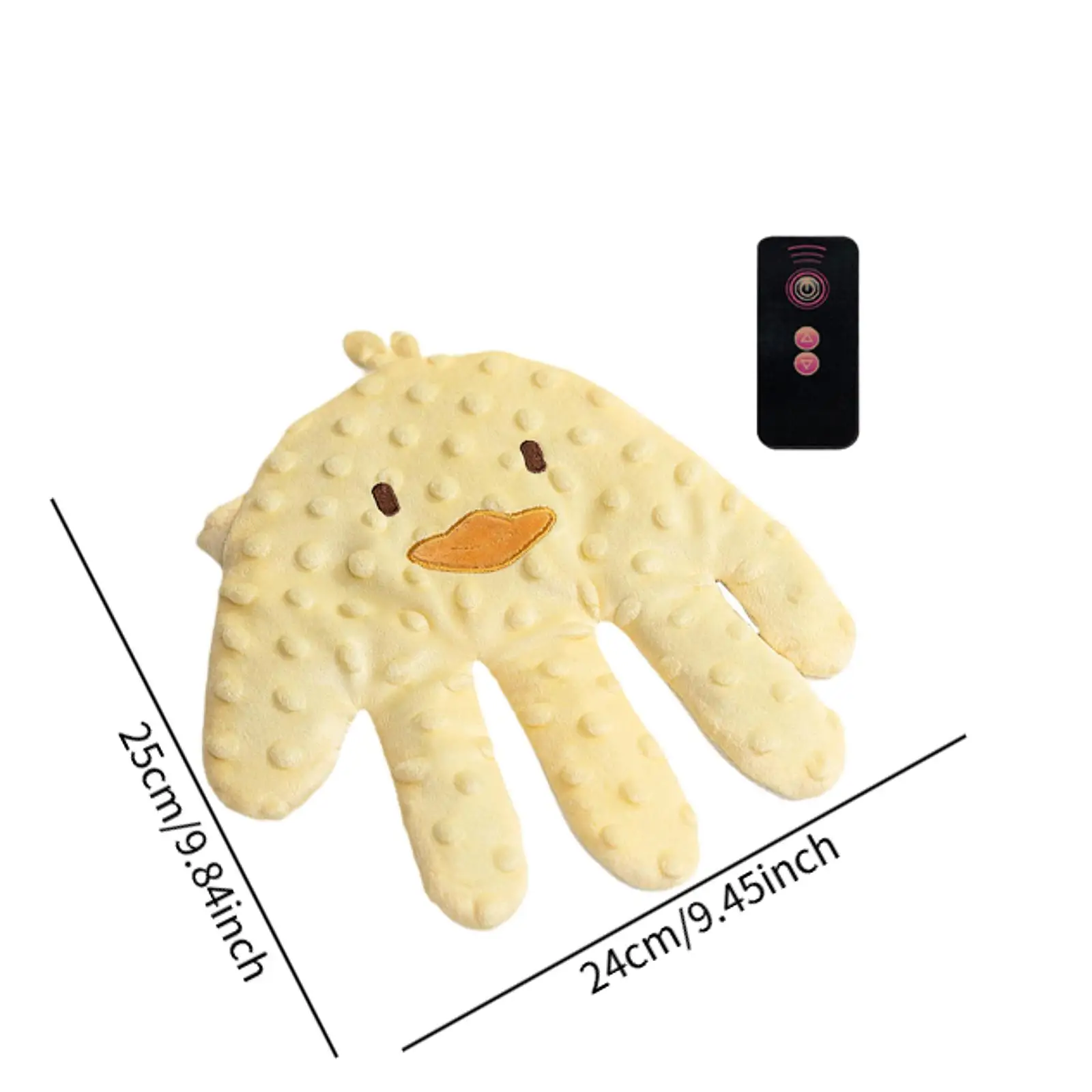 Buddy Cuscino Lenitivo Per Neonati – Peluche Elettrico Con Palpito Materno, Velocità Regolabile, Telecomando, Batteria Ricaricabile, Per Un Sonno Sereno
