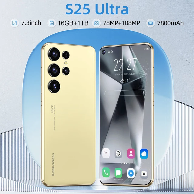 S25 Ultra New Smartphone 5g 7 3 Inch Hd Android 14 Snapdragon 8gen3 10core Dual Sim.jpg