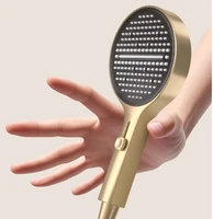 ชุดฝักบัวติดผนังพร้อมหน้าจอ LED แสดงอุณหภูมิแบบดิจิตอล แผงฝักบัวสแตนเลส 4