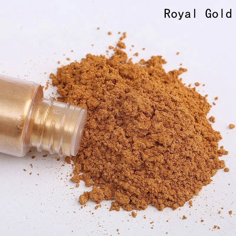 Purple Natural Mica Powder Pigments for DIY Art and Crafts - 25ml Shimmering Resin and Nail Gel Enhancer