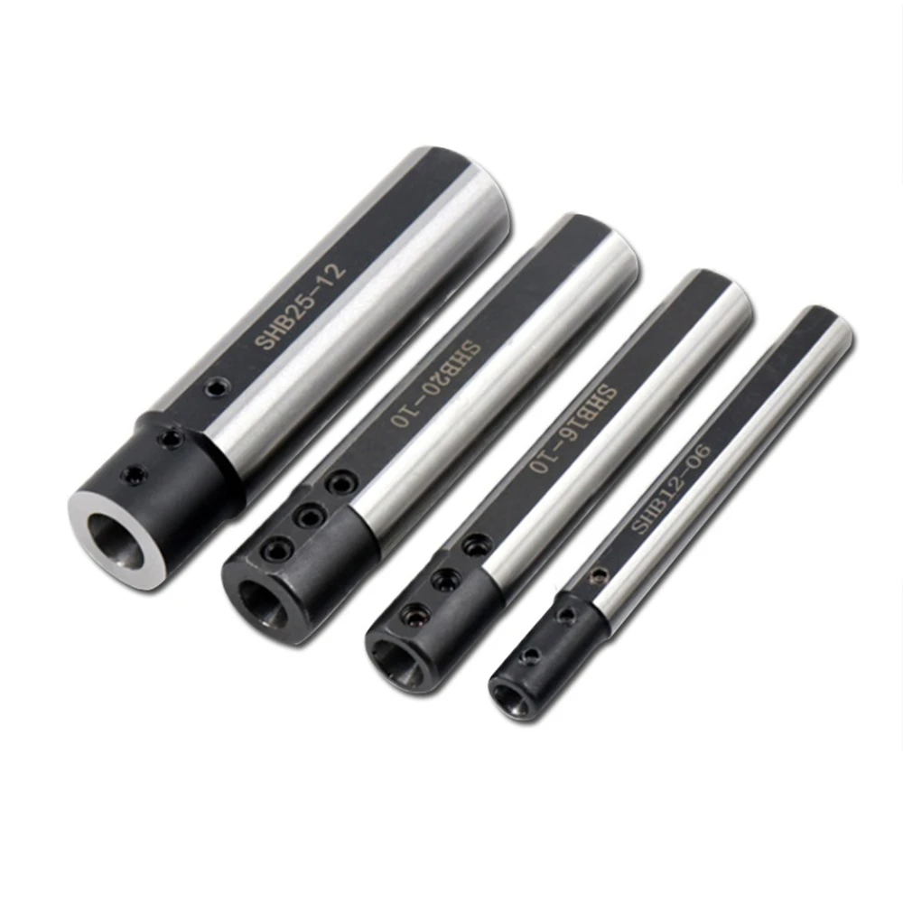 Lathe Tool Sleeve SHB 12 16 20 25 -3 4 5 6 8 10 12 Small Tungsten steel Boring Tool Holder Small Diameter Holder Cutting Bracket tool holder lathe tool holder