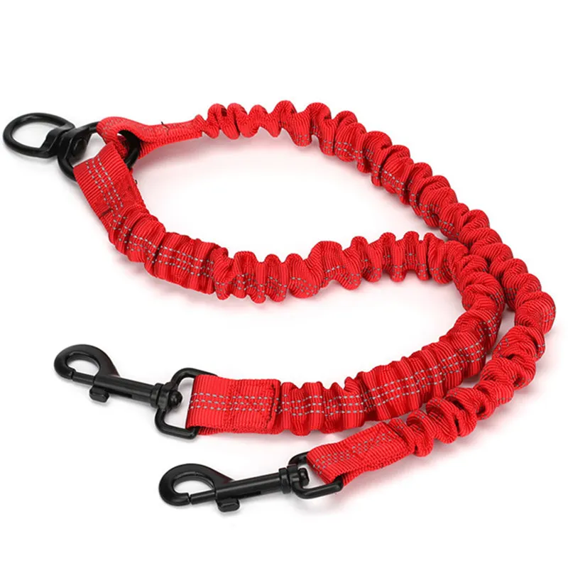 

Dog Leash Reflective Leashes for Two Dogs Walking Retractable Dogs Leashes Nylon Rope Waterproof Leash Dog Training Pet Products