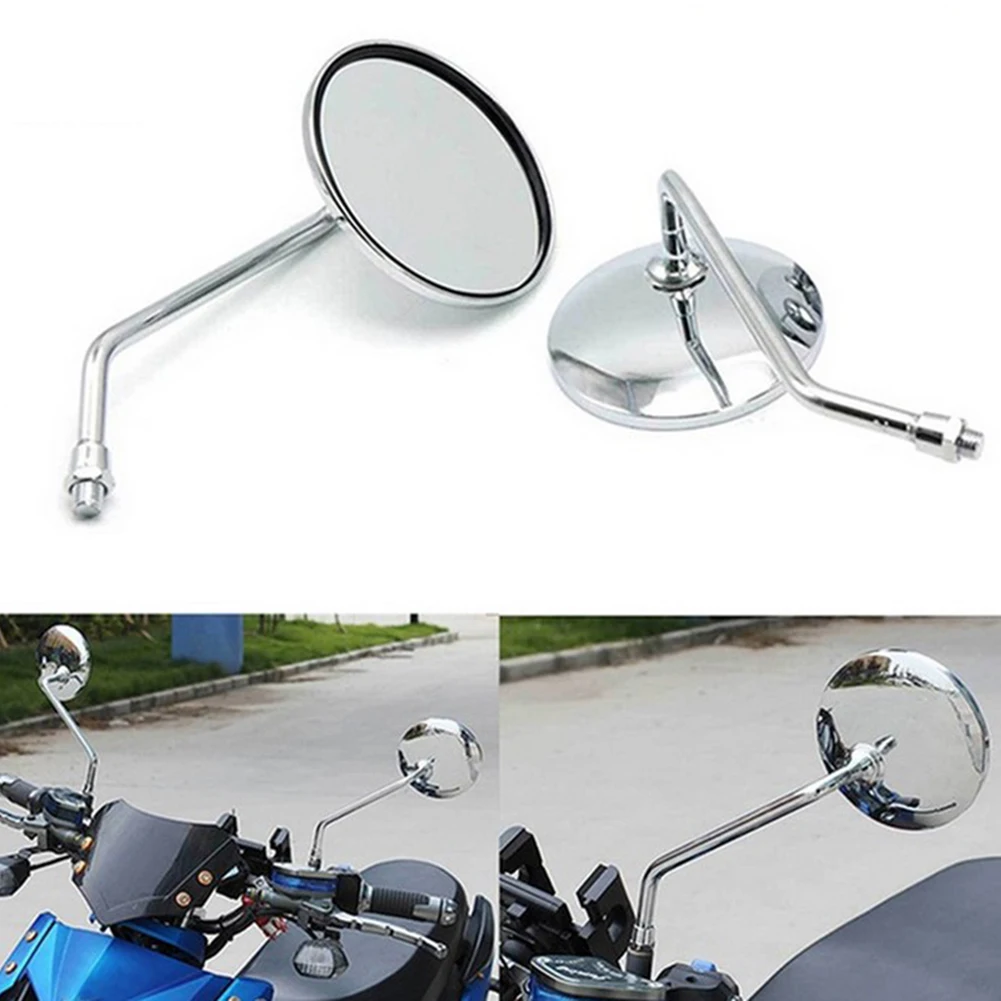 

Plane Mirror Rear View Mirrors Rearview Round Mirrors For Suzuki T500 1971-1975 FR-079 For Suzuki GT550 1972-1977