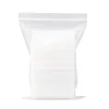 0.2mm PE Clear Self Sealing Zip Lock bags Plastic Packaging Pouches White Transparent zipper reclosable Thick package bags 6
