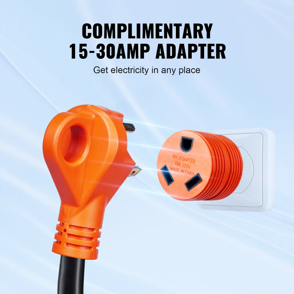 Gerguirry 50 Amp RV Extension Power Cord, 25 Feet Lockable
