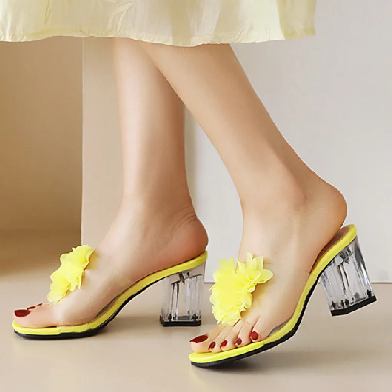 transparent court shoes