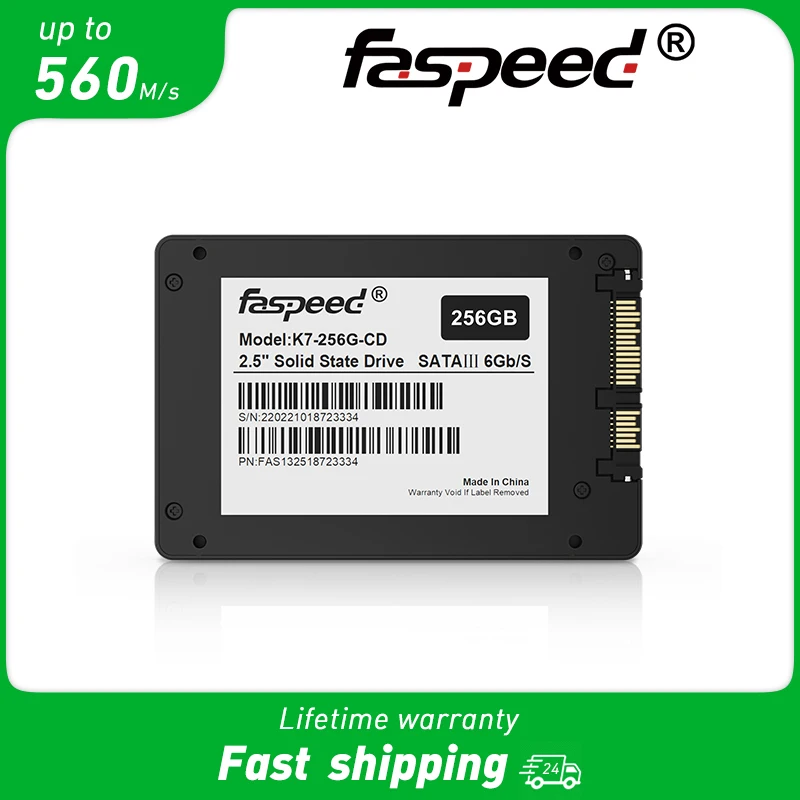 Faspeed 2.5 Sata 3 Ssd 1 Tb 2Tb Disco A Stato Solido I256Gb 512 Gb 128Gb Desktop Interni Laptop Sata3 Hard Disk 128 256 512 Gb 1 Tb