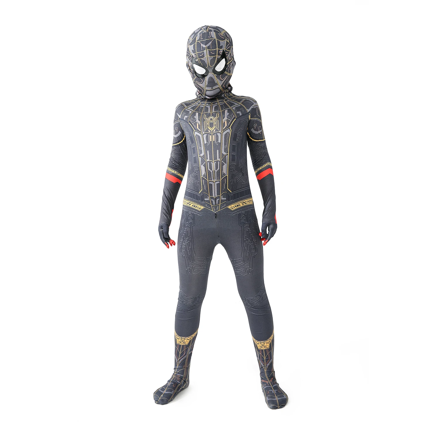Disfraz de superhéroe de Spiderman para niños, mono de Spandex Zentai para Halloween, Cosplay de Spider Man, estilo 3D