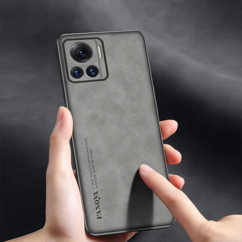 Luxury Leather Phone Case with Silicone Protection Bumper for Ultimate Comfort