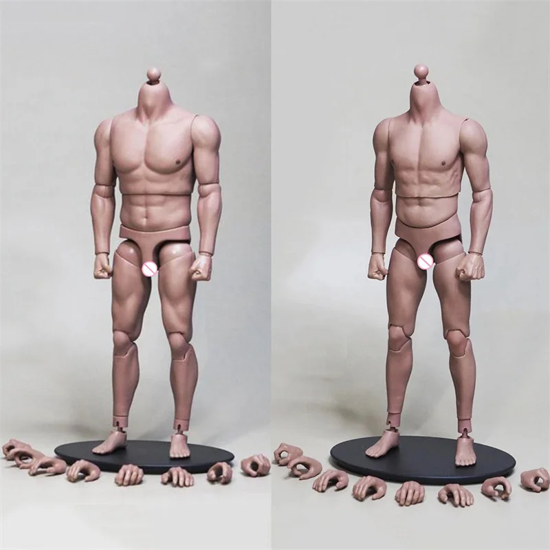 

JXtoys JXS01 S02 S03 1/6 Scale Model Male Asian Strong Muscle Body Narrow Shoulder For 12 Inch Action Figure Male Soldier Toys