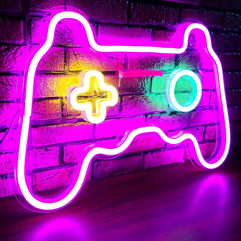 C2 Custom Gaming Led Neon Lamp Night Lights Wall Decoration Gamer Room ...