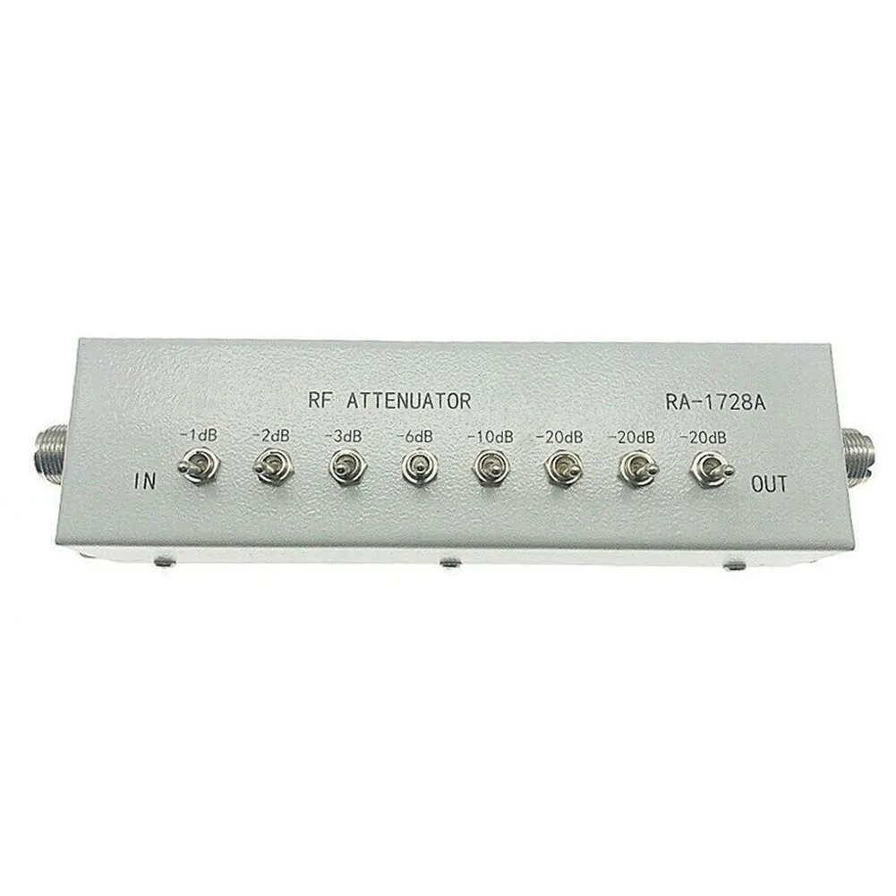 아마추어 무선 송신기용 가변 스텝 감쇠기, 고주파 금속 감쇠기, 견고한 디자인, 0 82DB, 50 OHM