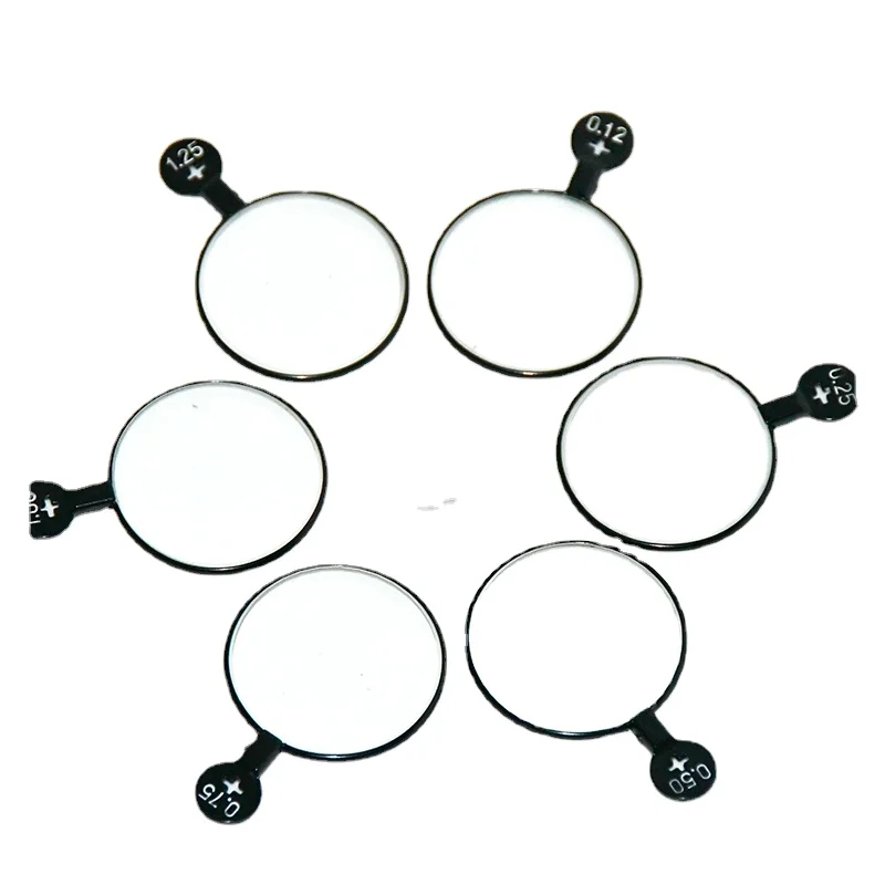 Higher Quality Ophthalmic Lens Sphere Trial Lens Replace Lens with Color Metal Rim JSC SPH