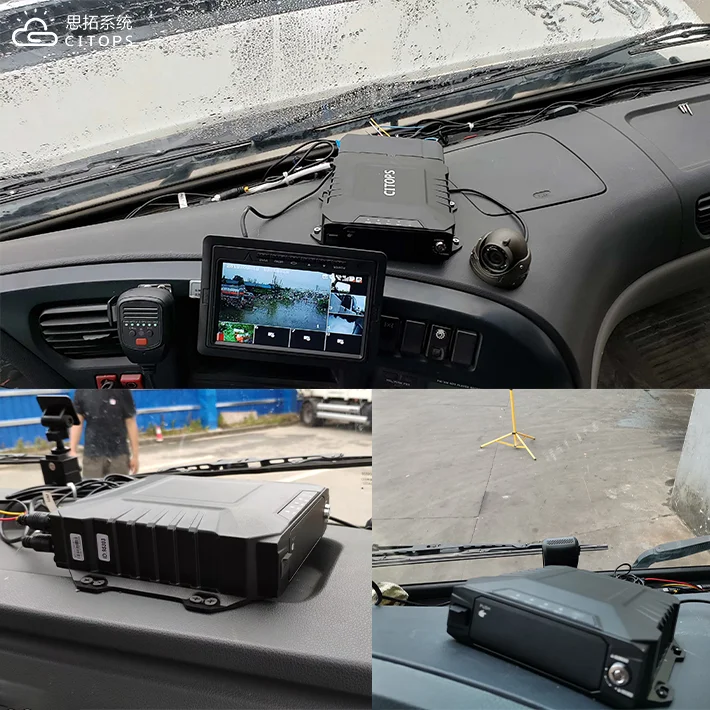 4채널 DVR 모바일 MDVR 와이파이 차량 교통 카운터 스쿨버스 차량 관리 인원 카운터 카메라 실시간 추적 MDVR